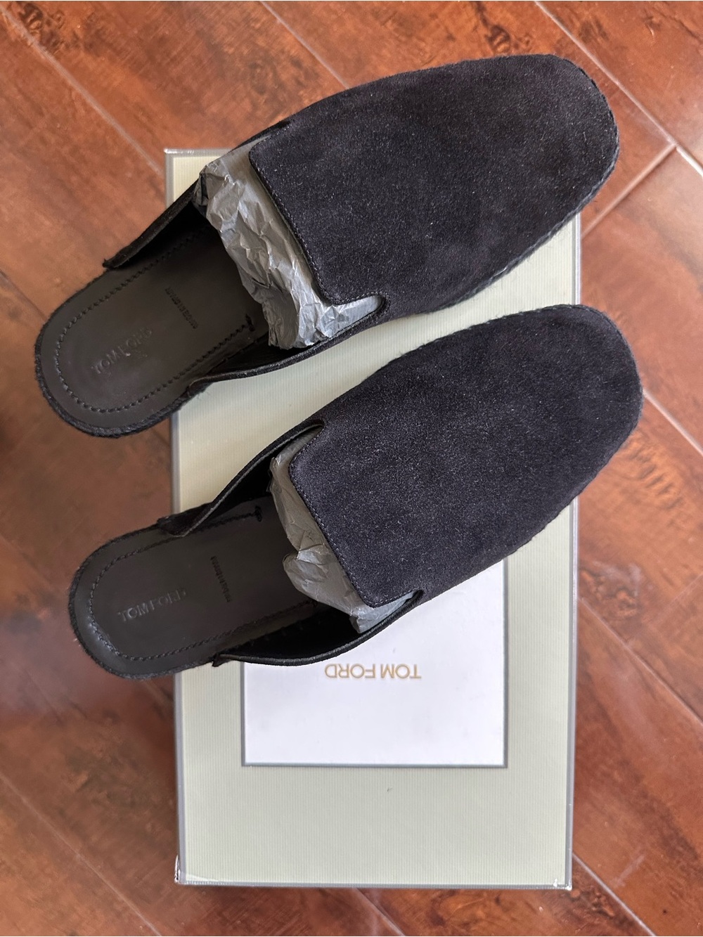 Brand new Tom Ford Black Suede Sandals